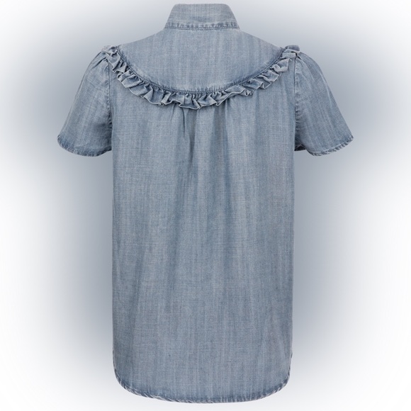 Stetson Blouse with Ruffle and Bow size Small - Picture 3 of 7